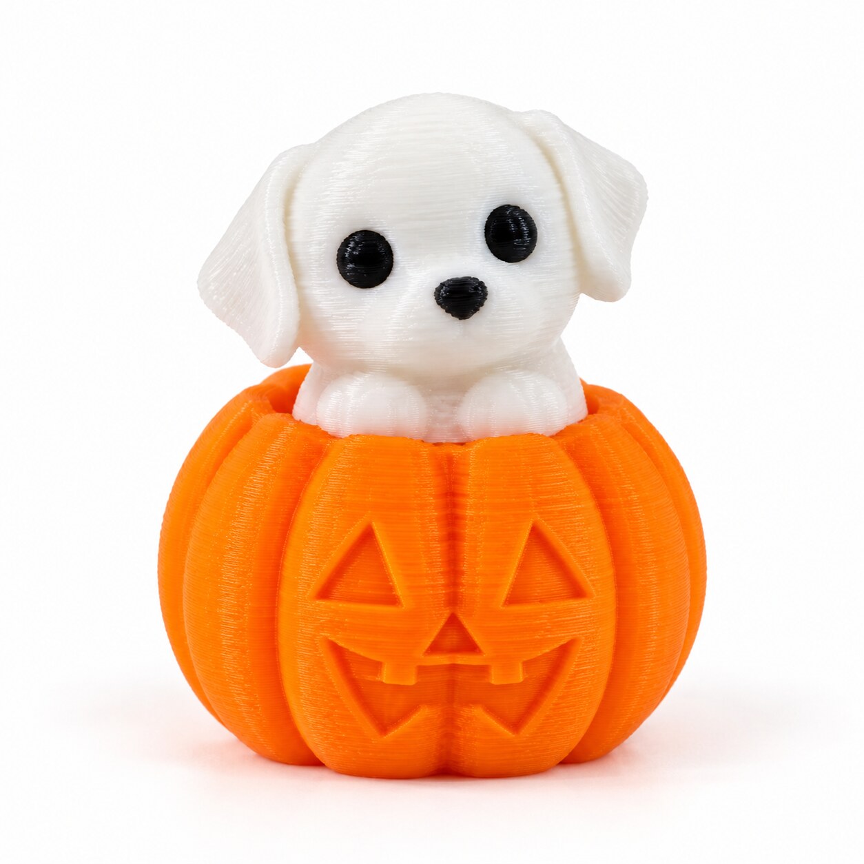 Pumpkin pup Halloween topper